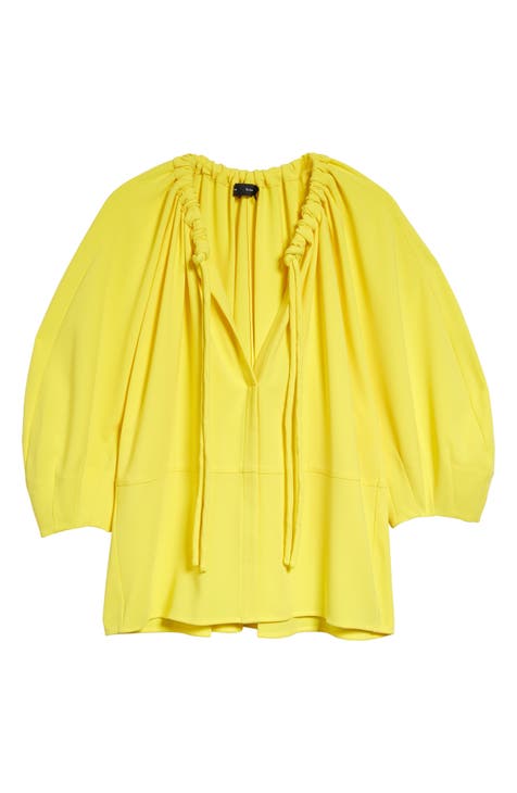 Yellow sales designer tops