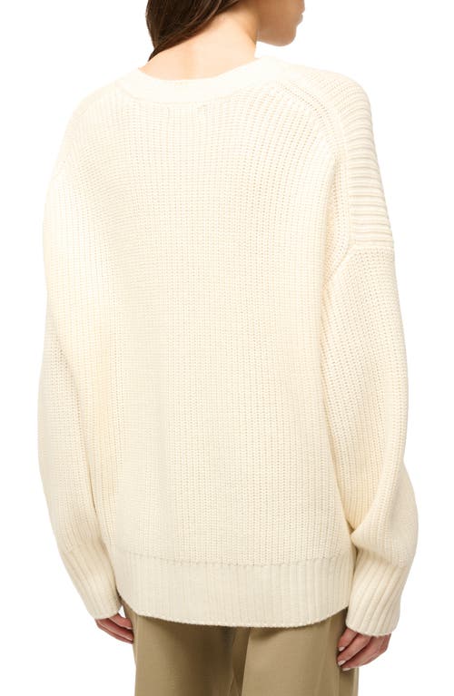 Staud Matilda Cardigan Ivory In Ivory