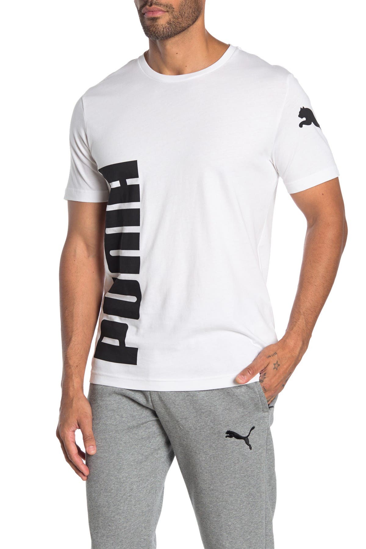 puma big logo t shirt