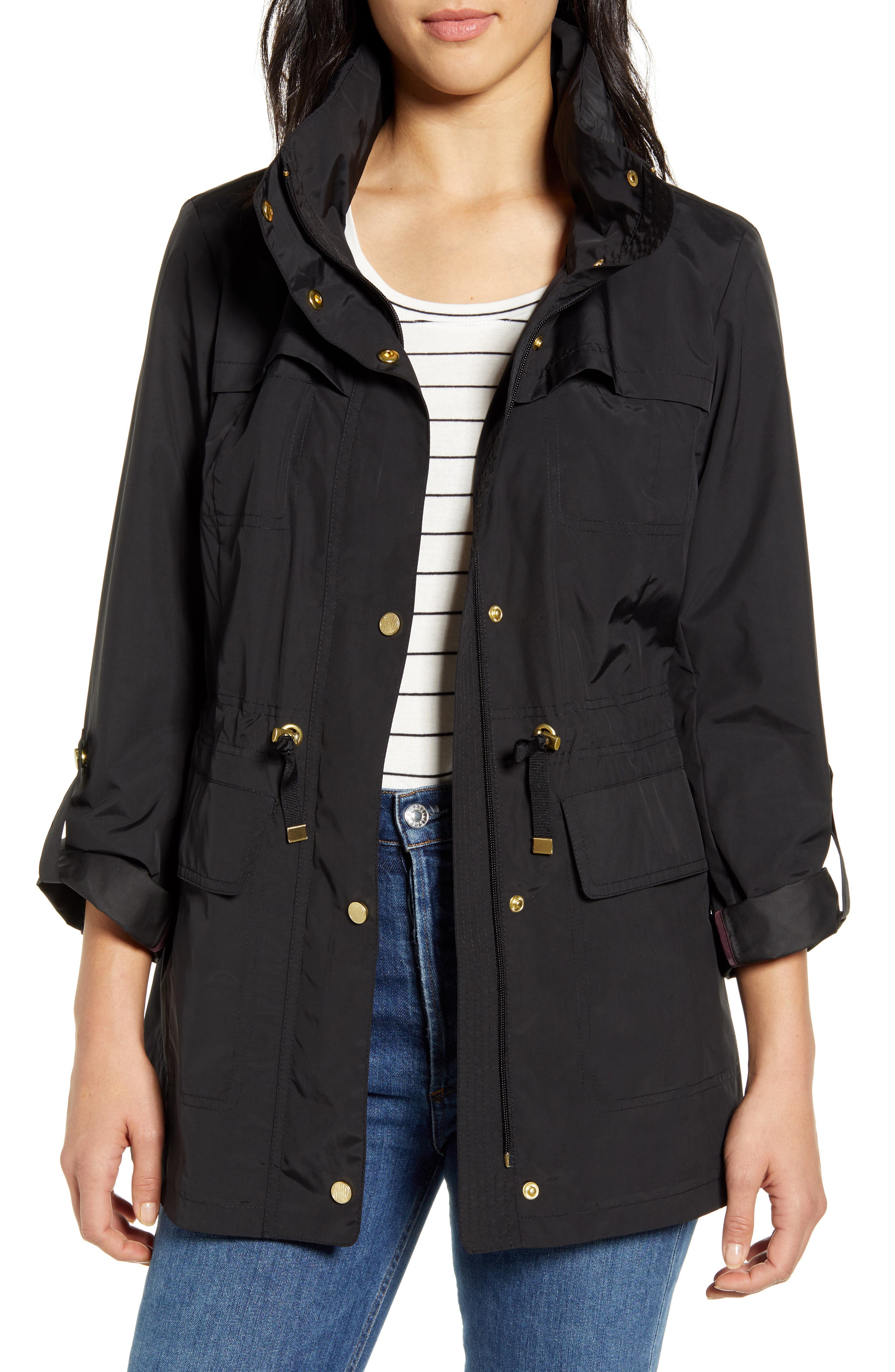 Cole haan hooded shop raincoat