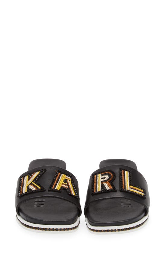 Shop Karl Lagerfeld Jeslyn Slide Sandal In Black