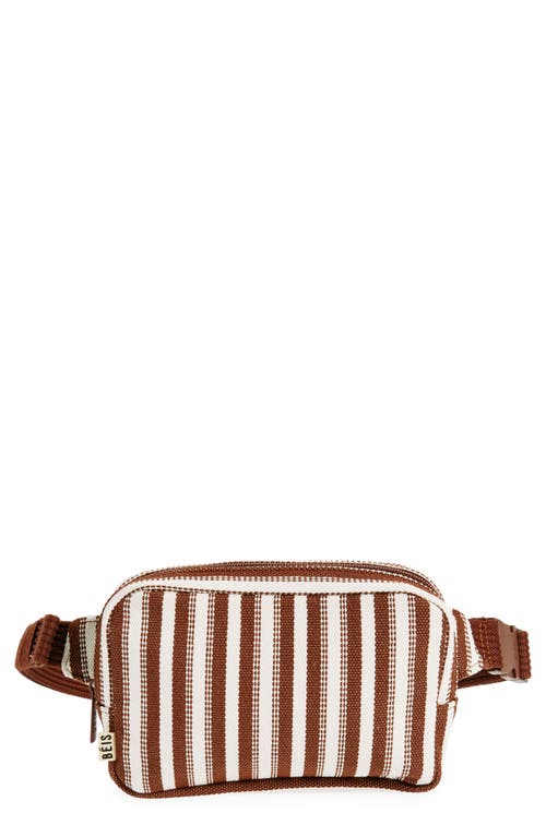 The Striped Belt Bag in Maple