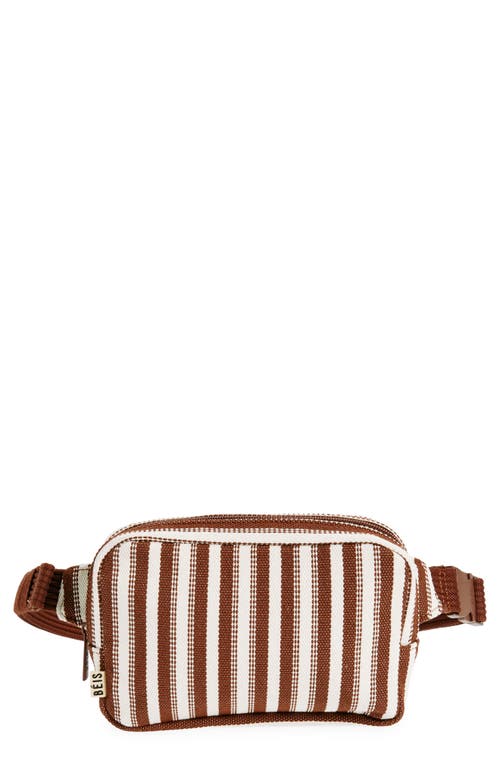 Béis The Striped Belt Bag in Maple at Nordstrom