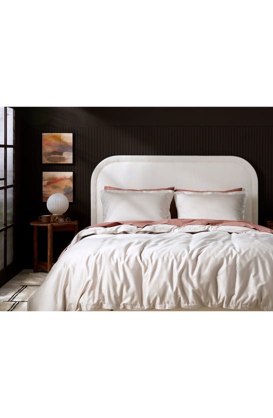 Shop Parachute Sateen Duvet Cover In Bone