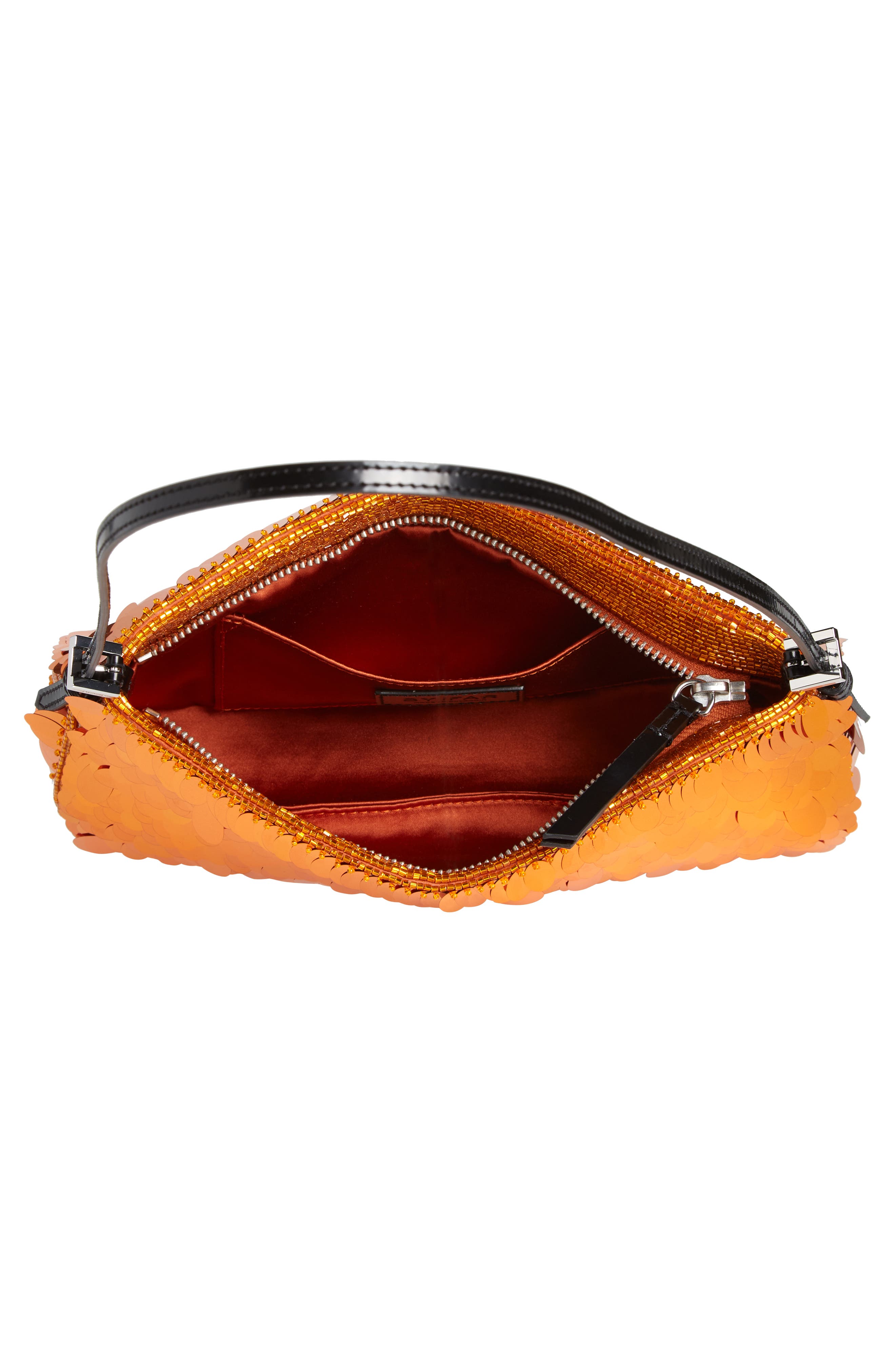 Metallic Leather Handbag - Marmalade