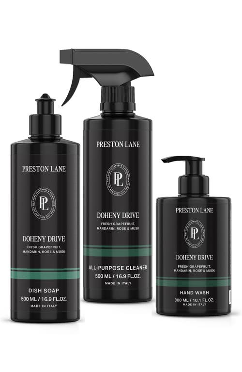 Preston Lane Doheny Drive 3-piece Kitchen Gift Set In Doheny Drive