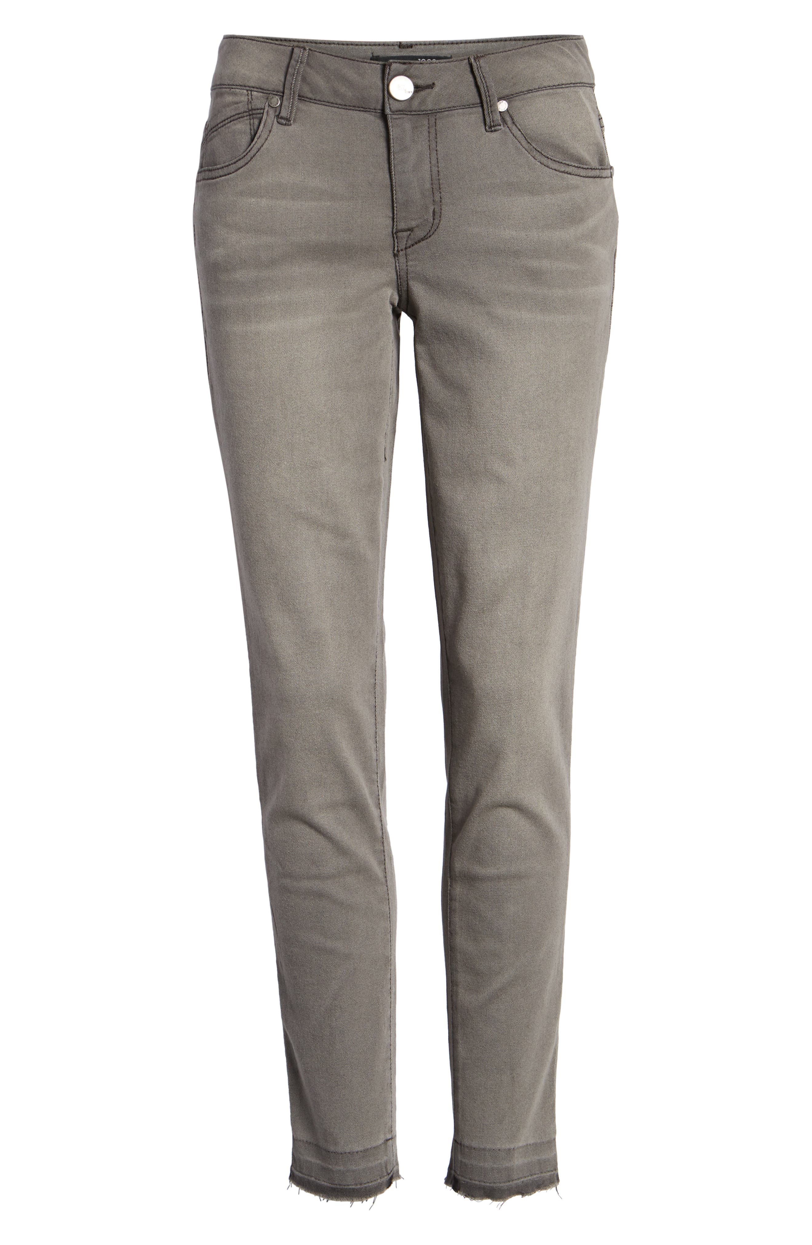 1822 Denim Raw Hem Crop Skinny Jeans Nordstrom