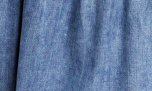 Wash Lab Denim Tiered Denim Midi Skirt In Flare Blue