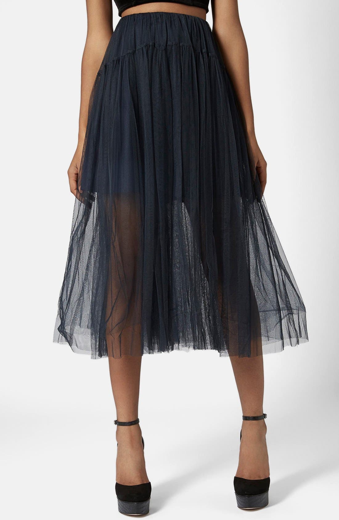 Layered Mesh Skirt Nordstrom
