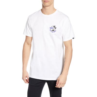 Vans Mini Dual Palm Iii Graphic T-Shirt, White