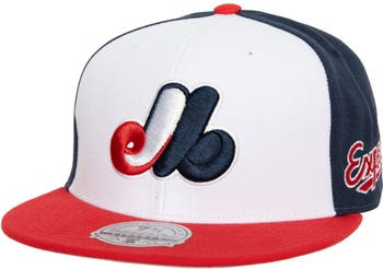 Montreal Expos Mitchell & Ness Reframe Retro Snapback Hat - Cream