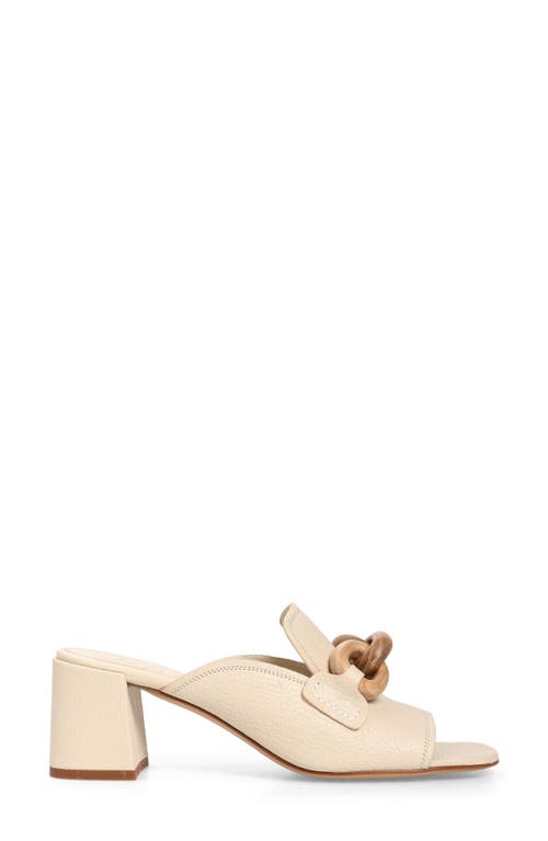 Pedro Garcia Umita Slide Sandal In Ivory Petitgrain