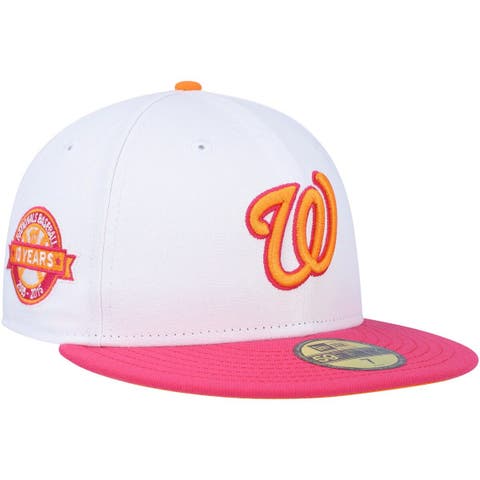 Pittsburgh Crawfords New Era Cooperstown Collection Turn Back The Clock  59FIFTY Fitted Hat - White/Red