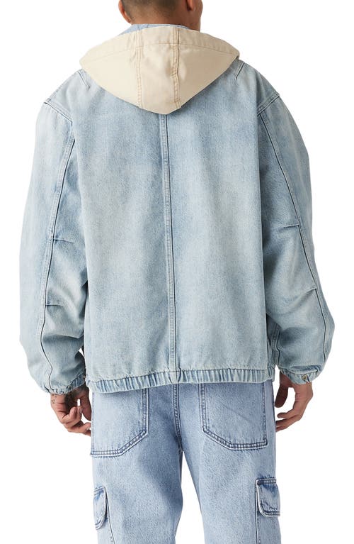 Levi's Duboce Oversize Hooded Denim Work Jacket In On A Level