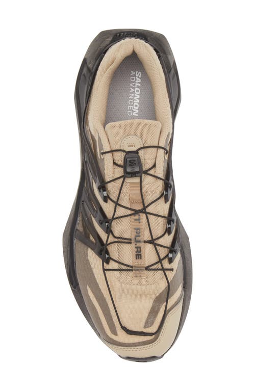 Salomon Unisex Xt Pu.re Advanced Sneakers In White Pepper/black