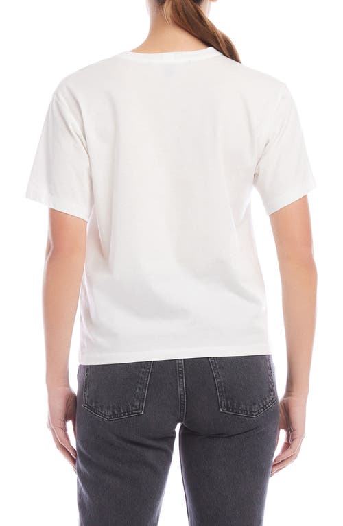 Shop Fifteen Twenty Ciao Organic Cotton Graphic T-shirt In Off White