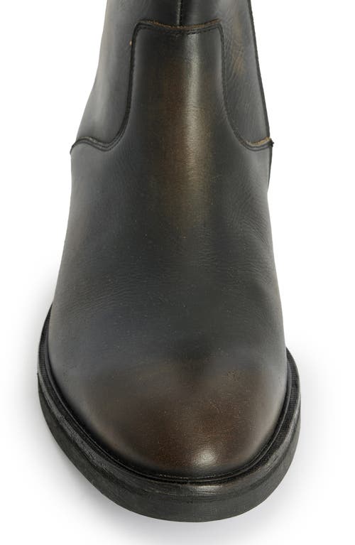 Shop Allsaints Lang Boot In Dark Brown