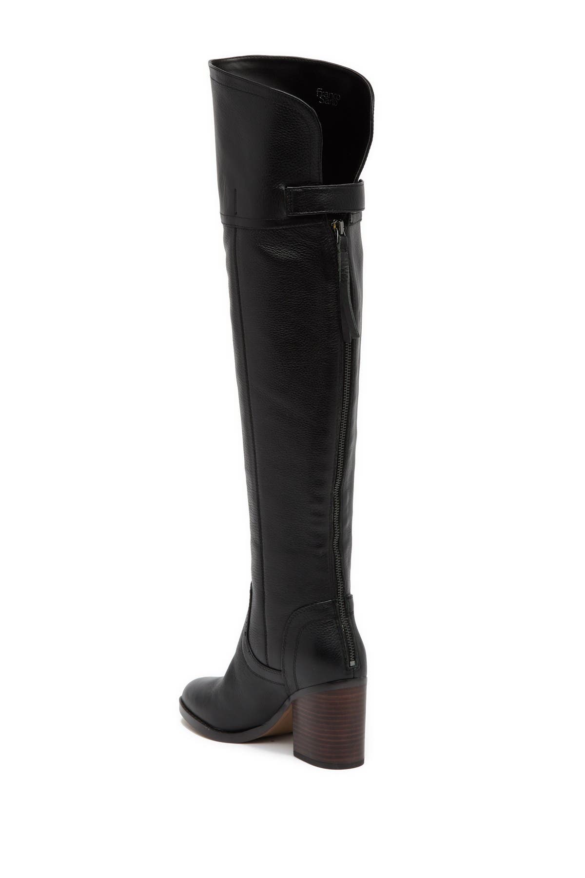 franco sarto ollie leather over the knee boot