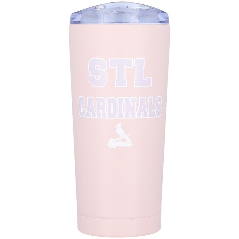 Shop Logo Brands St. Louis Cardinals 20oz. Fashion Color Tumbler In Light Pink