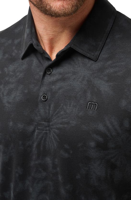 Shop Travismathew Brilliant Waters Tie Dye Piqué Polo In Black