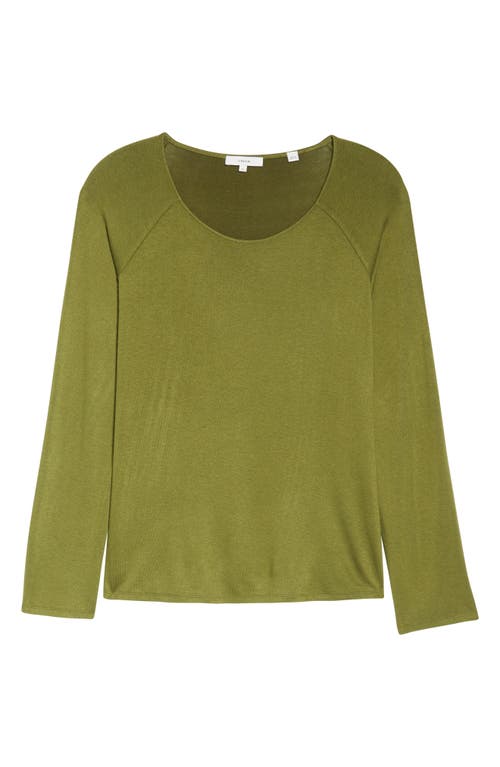 Shop Vince Raglan Sleeve Knit Top In 345erb-erba