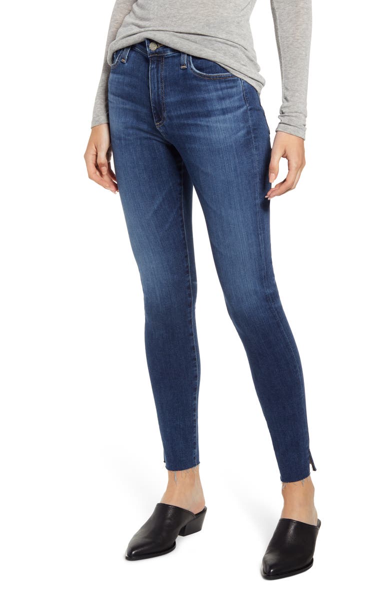 The Farrah High Waist Ankle Skinny Jeans, Main, color, 11 YEARS BLUE BOUND
