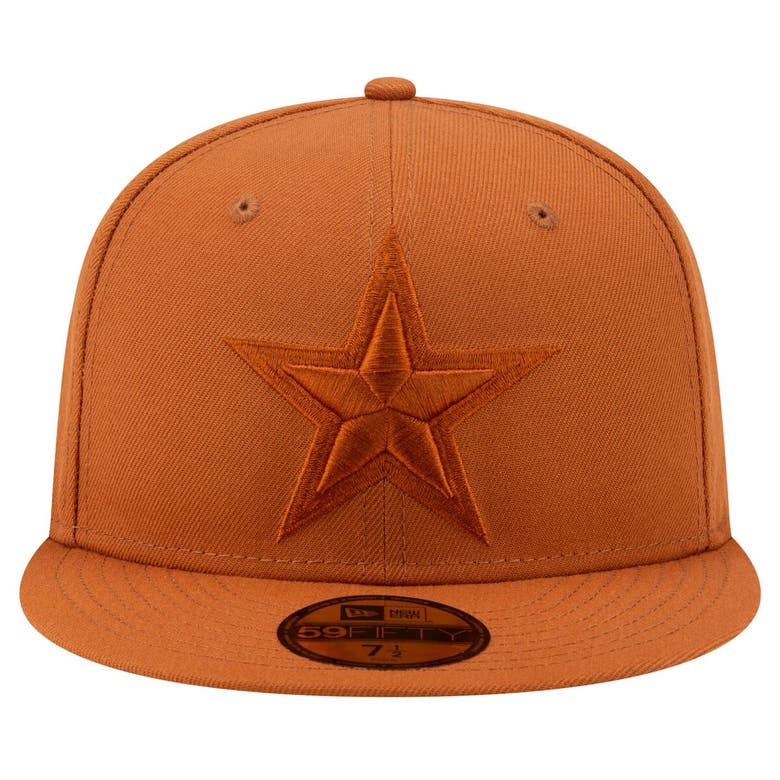 Shop New Era Brown Dallas Cowboys Color Pack 59fifty Fitted Hat