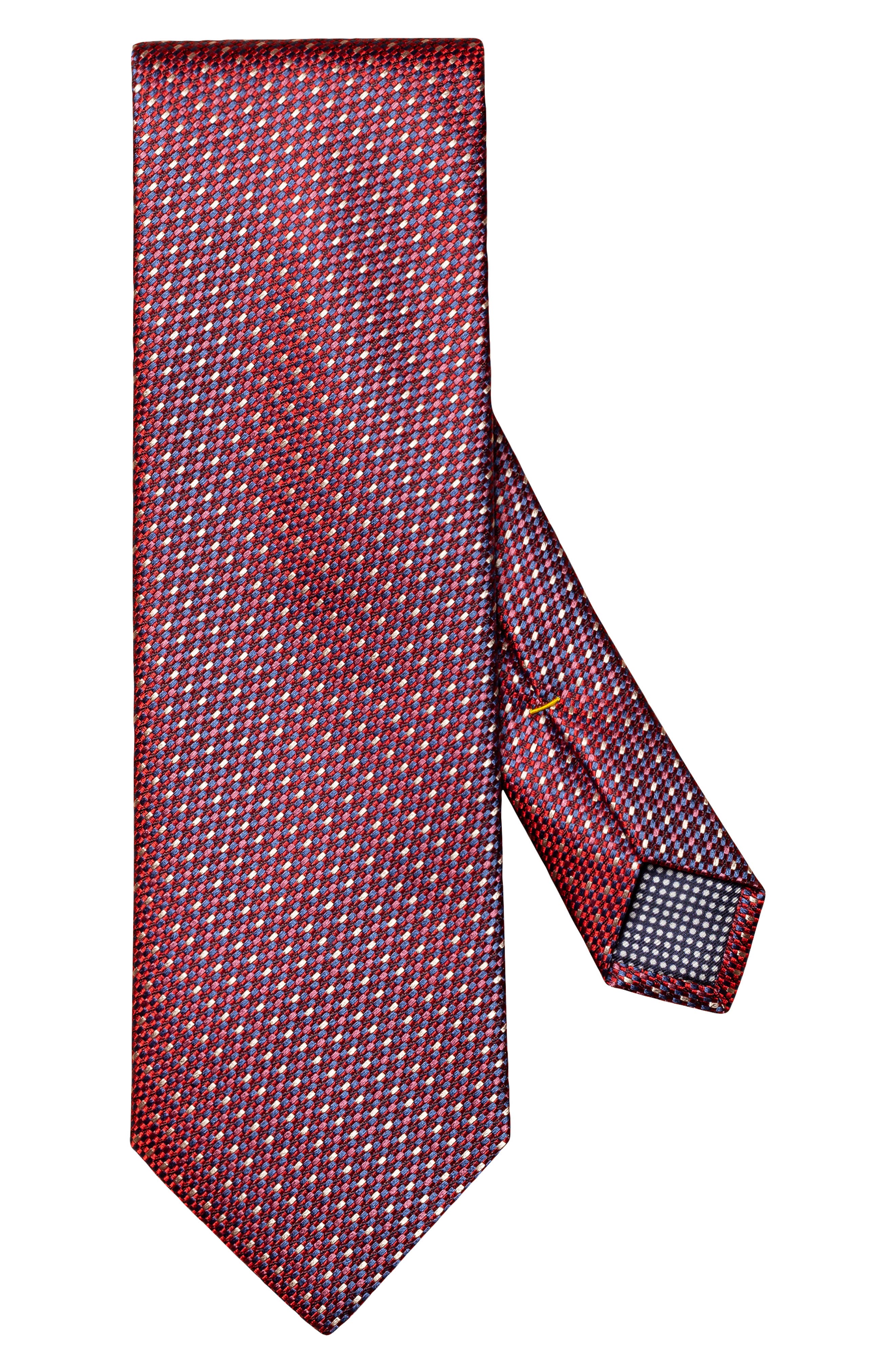 Eton Neat Silk Tie Nordstrom