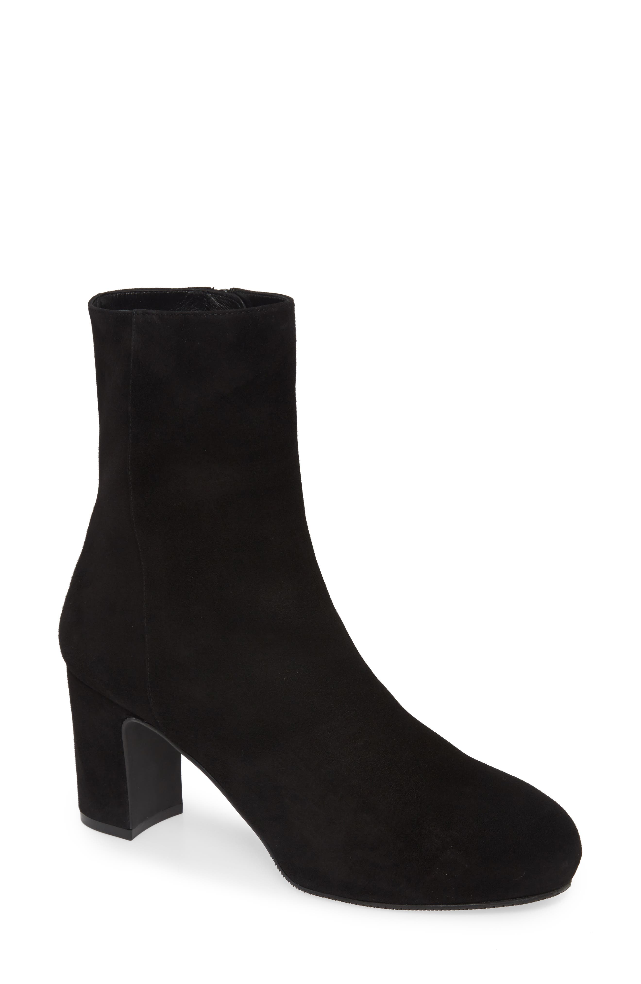 stuart weitzman block heel booties