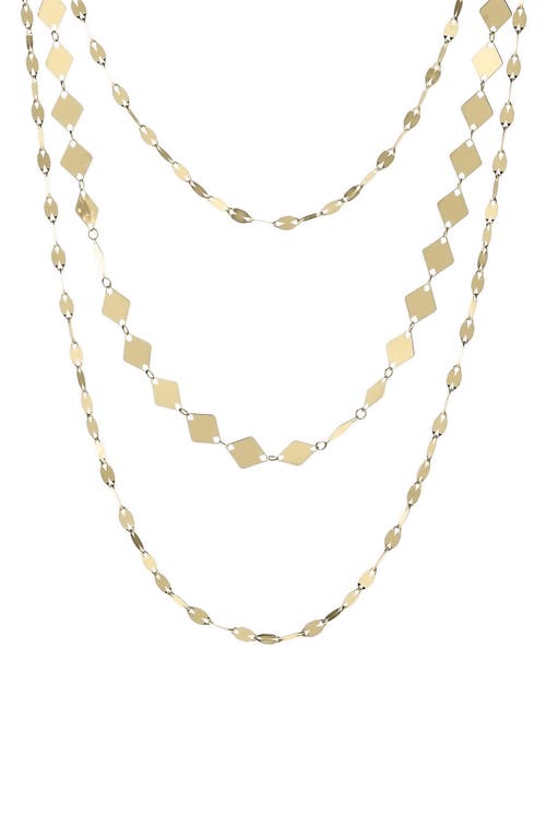 Lana Layered Chain Necklace in Yellow Gold at Nordstrom, Size 18