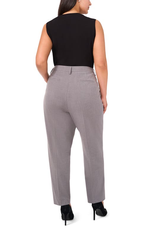 Shop Halogenr Halogen(r) High Waist Ankle Trousers In Silver Smoke Grey