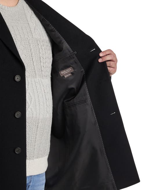 Oak Hill Premium By Dxl Oak Hill Premium Wool-blend Overcoat In Black
