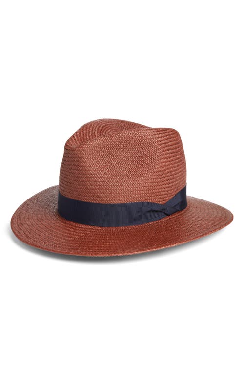 rag & bone Panama Hat in Caramel