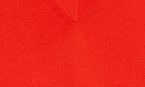 The Row Haius Wool V-neck Sweater In Firetruck