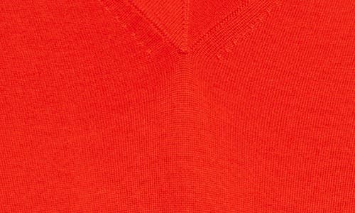 Shop The Row Haius Wool V-neck Sweater In Firetruck