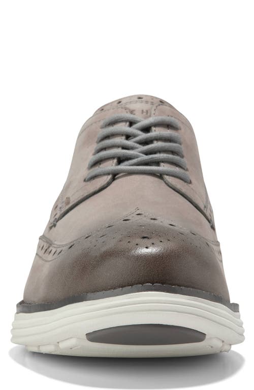 Cole Haan Orignalgrand Remastered Wingtip Derby In Titanium