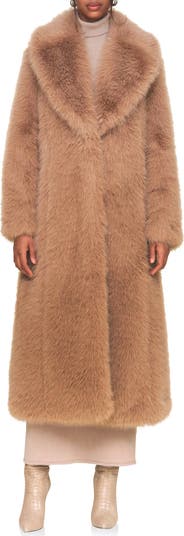 Avec les filles oversized faux fur coat hotsell