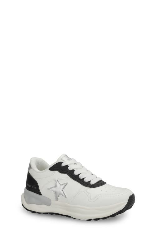 Shop Vintage Havana Kids' Swift Sneaker In Black/white Multi