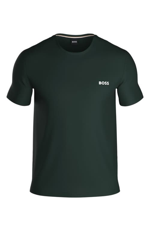 Stretch Cotton Lounge T-Shirt in Open Green