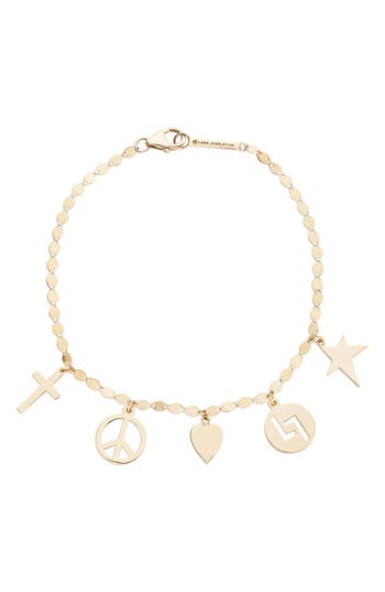 LANA LANA 14K GOLD CHARM NECKLACE