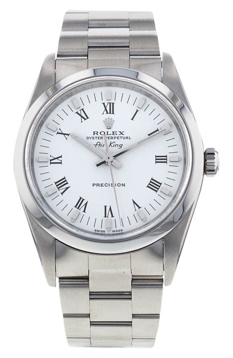 Rolex Preowned Air-King Automatic Bracelet Watch, 34mm