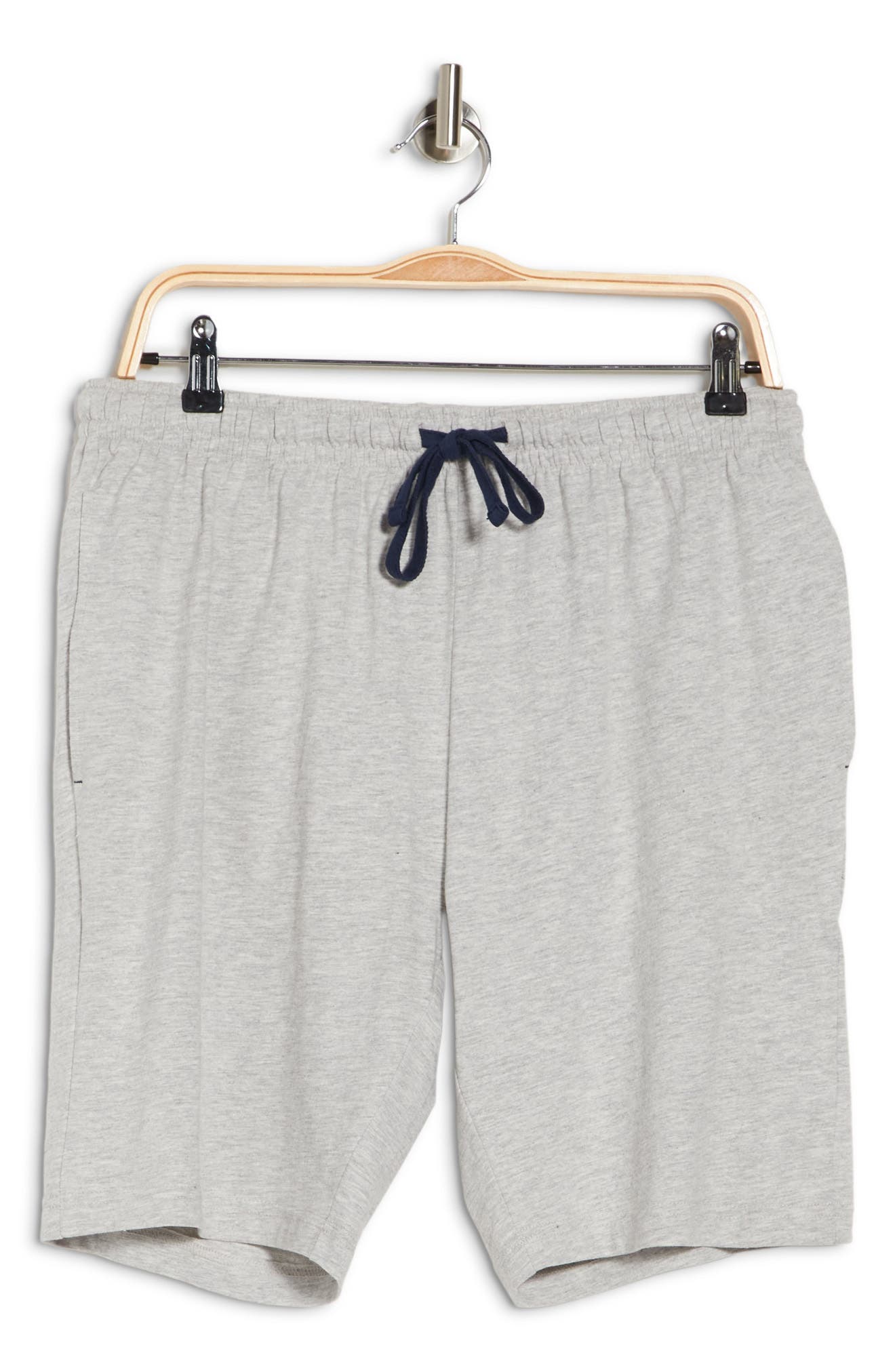 Mister Jersey Lounge Shorts In Lt. Grey