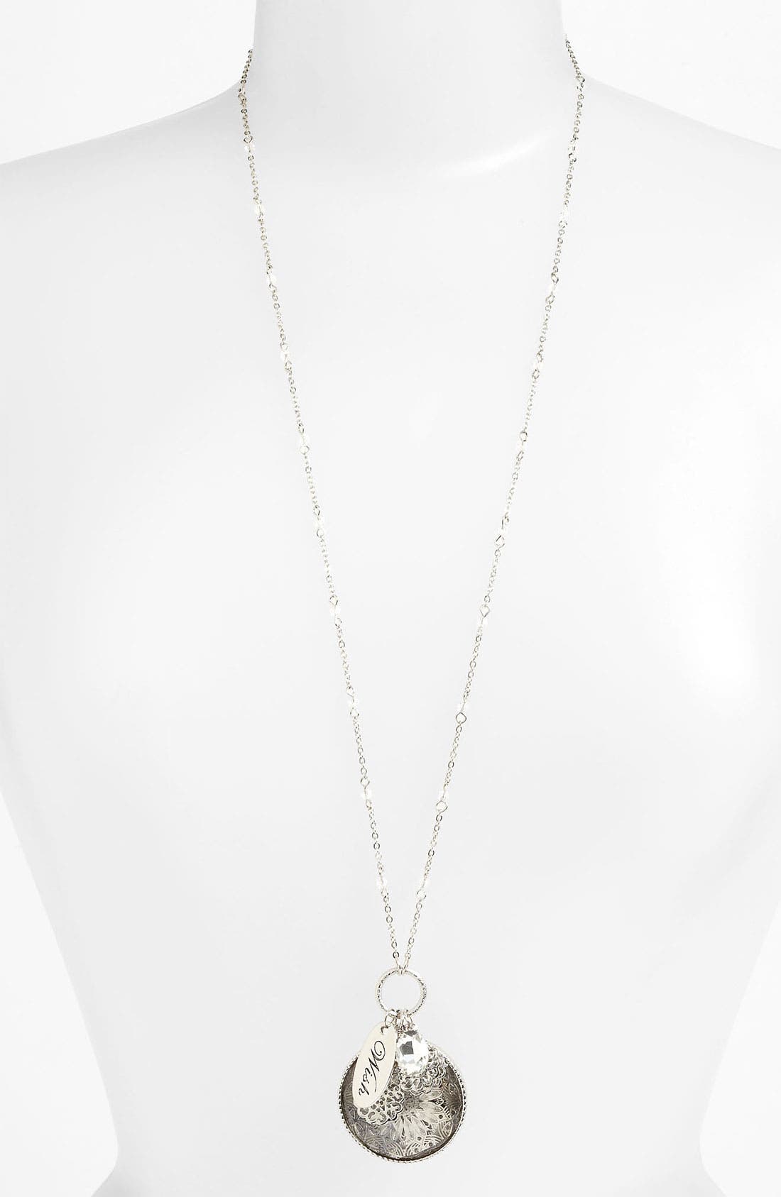Nordstrom 'Tinseltown' Long Cluster Pendant Necklace Nordstrom