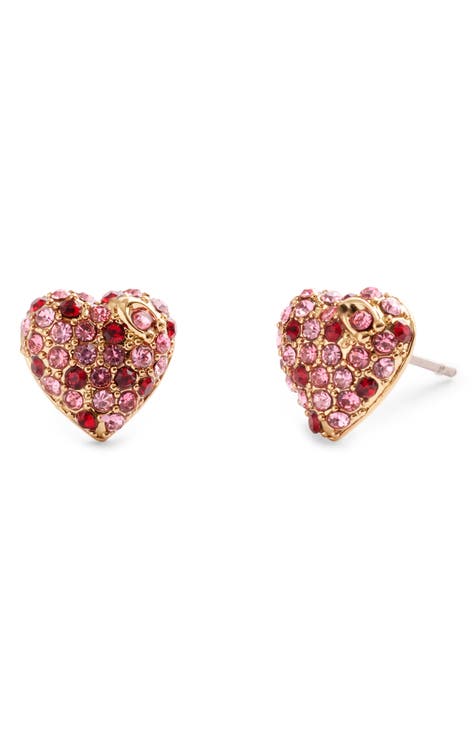 Signature Heart Drop Earrings