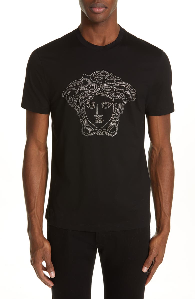 Versace Beaded Medusa T-Shirt | Nordstrom
