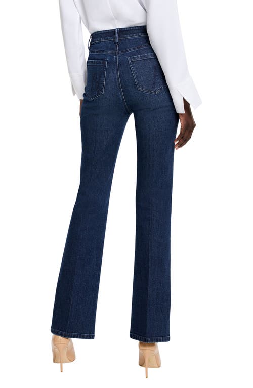 Shop Nic + Zoe Nic+zoe High Waist Bootcut Ankle Jeans In Marine