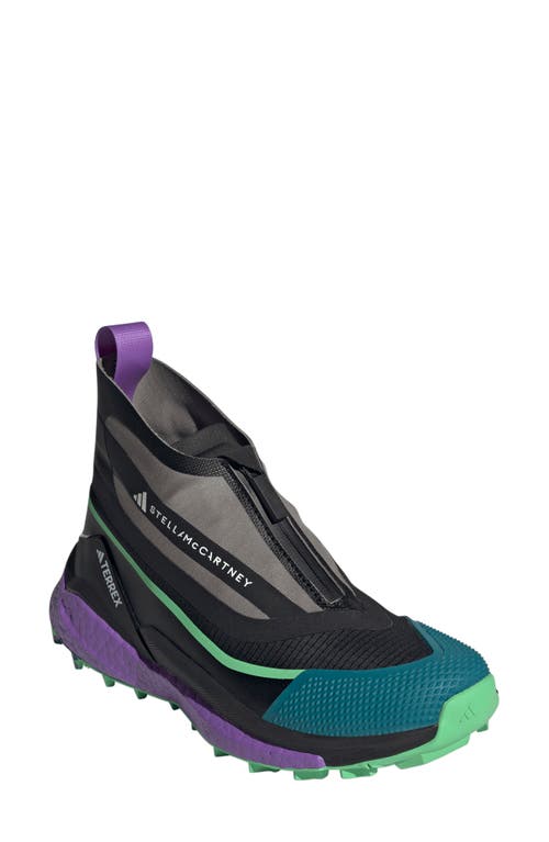 Terrex Free RAIN. RDY Hiking Shoe in Core Black/green/lilac