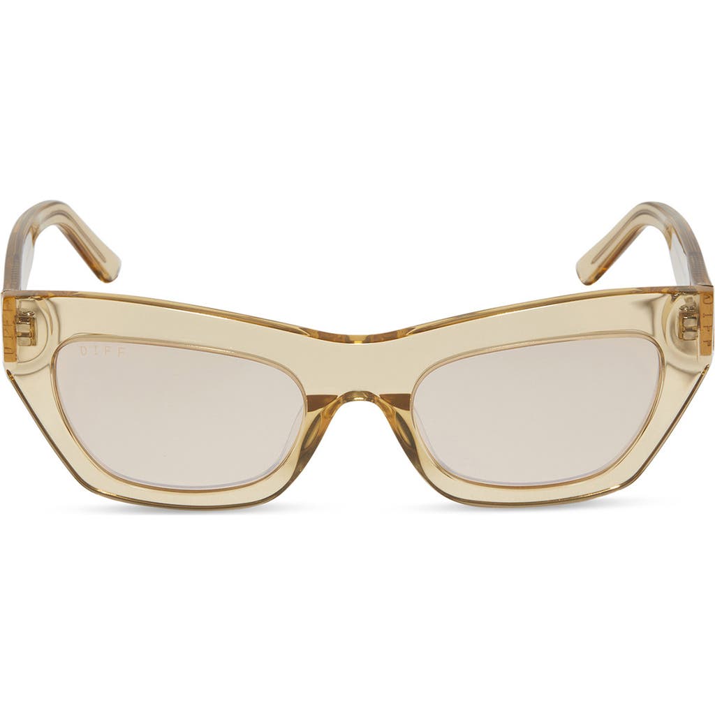 Diff Katarina 51mm Square Sunglasses In Honey Crystal