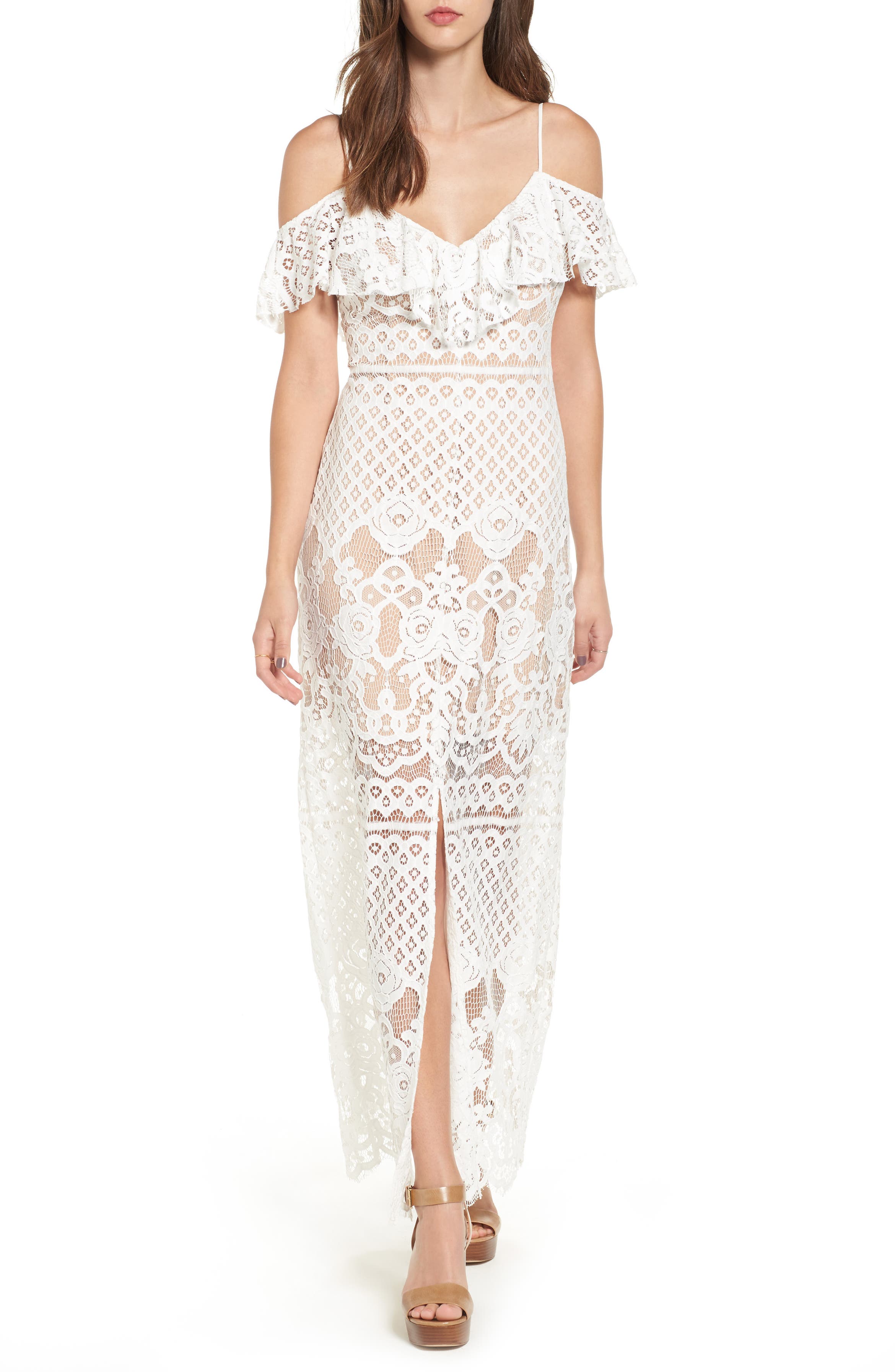 WAYF Lace Maxi Dress | Nordstrom