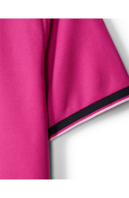 Shop Psycho Bunny Kent Piqué Knit Polo In Fuschia Red